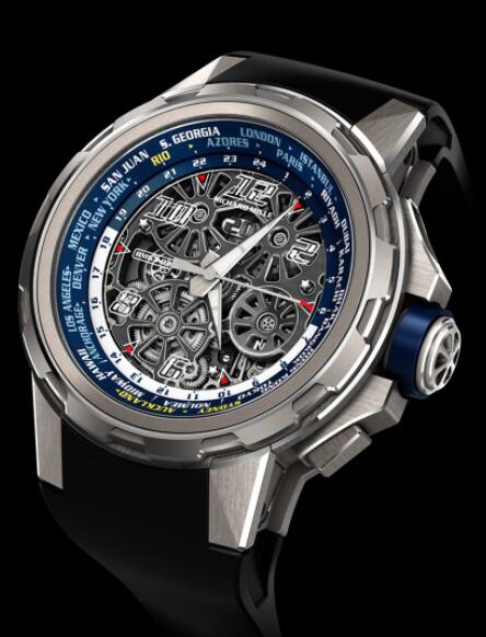 Replica Richard Mille RM 63-02 Automatic Winding Worldtimer Watch Replica Richard Mille RM 63-02 Automatic Winding Worldtimer Watch